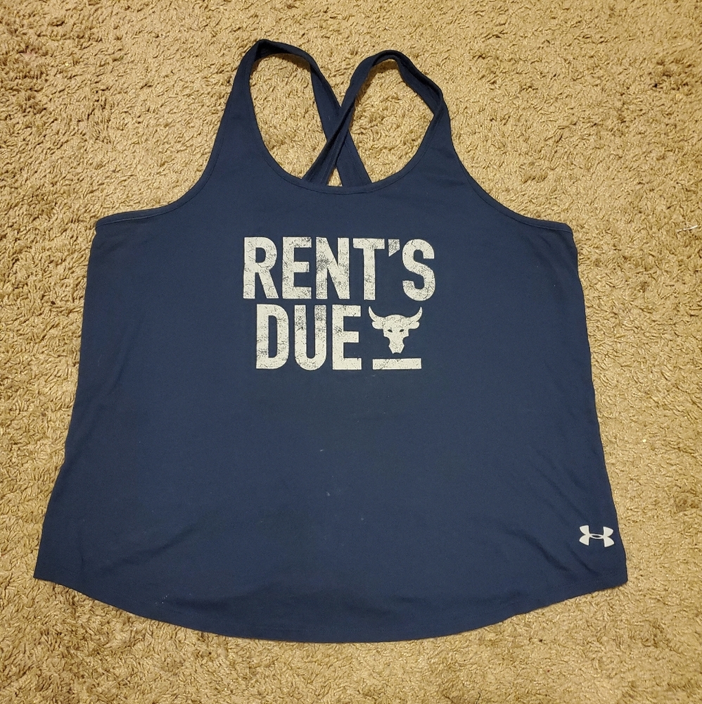 RENT'S DUE UA Heat Gear Tank
